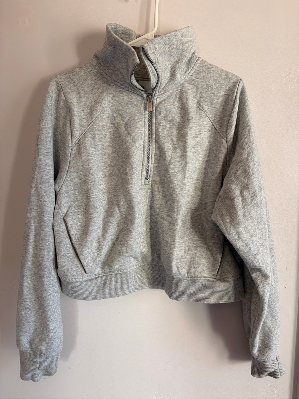 all in motion Heather Gray Zip-Up Pullover